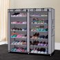 Portable Shoe Rack Shelf Storage Closet Organizer Cabinet 6 Layer 12 Grid