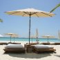 Patio Umbrella 9' Aluminum Patio Outdoor Market Umbrella Tilt W/ Crank Sun Shade