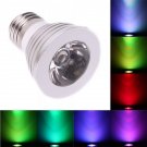 E27 3W 16 Color Changing Dimmable LED Bulb with Remote Control (85-240V)
