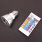 E27 3W 16 Color Changing Dimmable LED Bulb with Remote Control (85-240V)