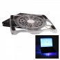 Great Fan Blue LED Extra-thick Notebook Cooling Pad of Crystal White