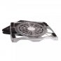 Great Fan Blue LED Extra-thick Notebook Cooling Pad of Crystal White