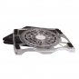 Great Fan Blue LED Extra-thick Notebook Cooling Pad of Crystal White