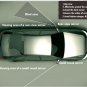 3R-012 50mm Glass and Plastic Car Blind Spot Mirror Black Border