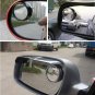 3R-012 50mm Glass and Plastic Car Blind Spot Mirror Black Border