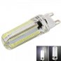 G9 7W 152-LED 3014 SMD 6000-6500K White Light Adjustable Gel Corn Light For US