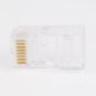 100PCS RJ45 RJ-45 CAT-5 Modular Plug Ethernet Gold Plated Network Connector