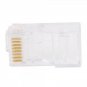 100PCS RJ45 RJ-45 CAT-5 Modular Plug Ethernet Gold Plated Network Connector