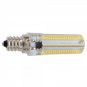 E12 7W 152-LED 3014 SMD 3000-3500K Warm White Light Adjustable Corn Light 110V
