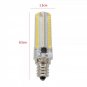 E12 7W 152-LED 3014 SMD 3000-3500K Warm White Light Adjustable Corn Light 110V