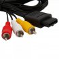 72" Video Cord AV Cable for Nintendo GameCube N64 Black