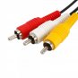 72" Video Cord AV Cable for Nintendo GameCube N64 Black