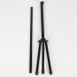 Guitar Accessory 3-Leg Vertical Style Alloy Guitar Stand Holder Hanger Black