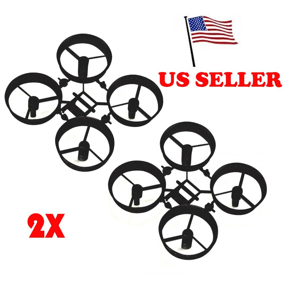 2pcs Main Frame Spare Part for H36 E010 Blade Inductrix Tiny Whoop Black