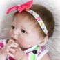 23" Beautiful Full Simulation Silicone Baby Girl Reborn Baby Doll in Dress