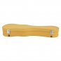 Student 21" Soprano Pattern Leather Ukulele Case Classic Hard Case Yellow