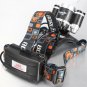 XML 3*T6 5000LM 4 Modes Single LED Headlamp Black