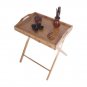 Wooden Folding Wood TV Tray Dinner Table Coffee Stand Serving Snack Tea Portable