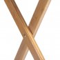 Wooden Folding Wood TV Tray Dinner Table Coffee Stand Serving Snack Tea Portable