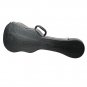 Student 26" Tenor Python Pattern Leather Ukulele Case Classic Hard Case (Black)