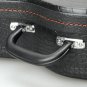 Student 26" Tenor Python Pattern Leather Ukulele Case Classic Hard Case (Black)