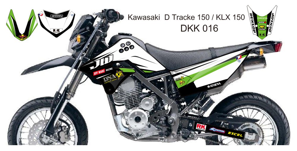 kawasaki d tracker 150 klx 150 graphic decal kit code kawasaki d tracker 150 klx 150 graphic decal kit code