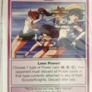 SAILOR MOON TRADING CARD # 129 ( OVER POWERING ATTACK )