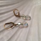 "MAMA SUES "VINATGE AURORA BOREALIS DANGLE EARRINGS
