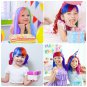 New Hair Chalk Comb Temporary Bright Hair Color Dye - Pink