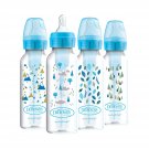 Dr. Brown's Options+ Anti-Colic Baby Bottle - Blue Nature - 8oz - 4pk