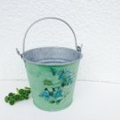 Free Shipping!! Mini Succulent Planter / Vintage Floral Planter in Mint green