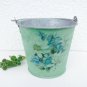 Free Shipping!! Mini Succulent Planter / Vintage Floral Planter in Mint green