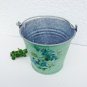 Free Shipping!! Mini Succulent Planter / Vintage Floral Planter in Mint green