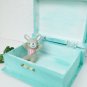 Free Shipping!! Handmade Vintage Jewelry Box with decoupage - Wooden