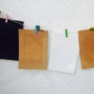 Free shipping! 6-inch DIY Paper Photo Frame Set- wooden pegs & jute twine set