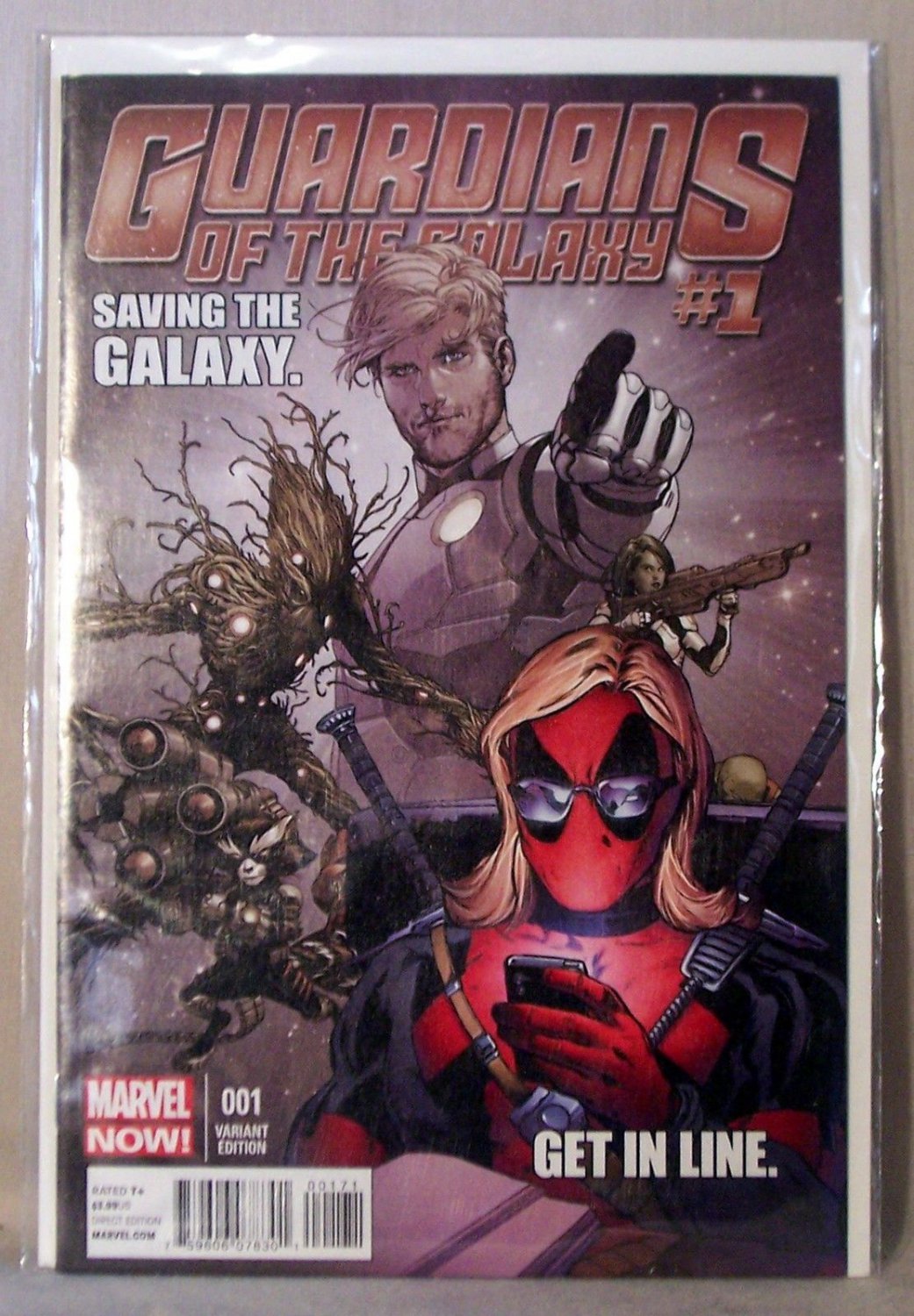 Guardians of the Galaxy #1H Deadpool Variant (May 2013, Marvel)