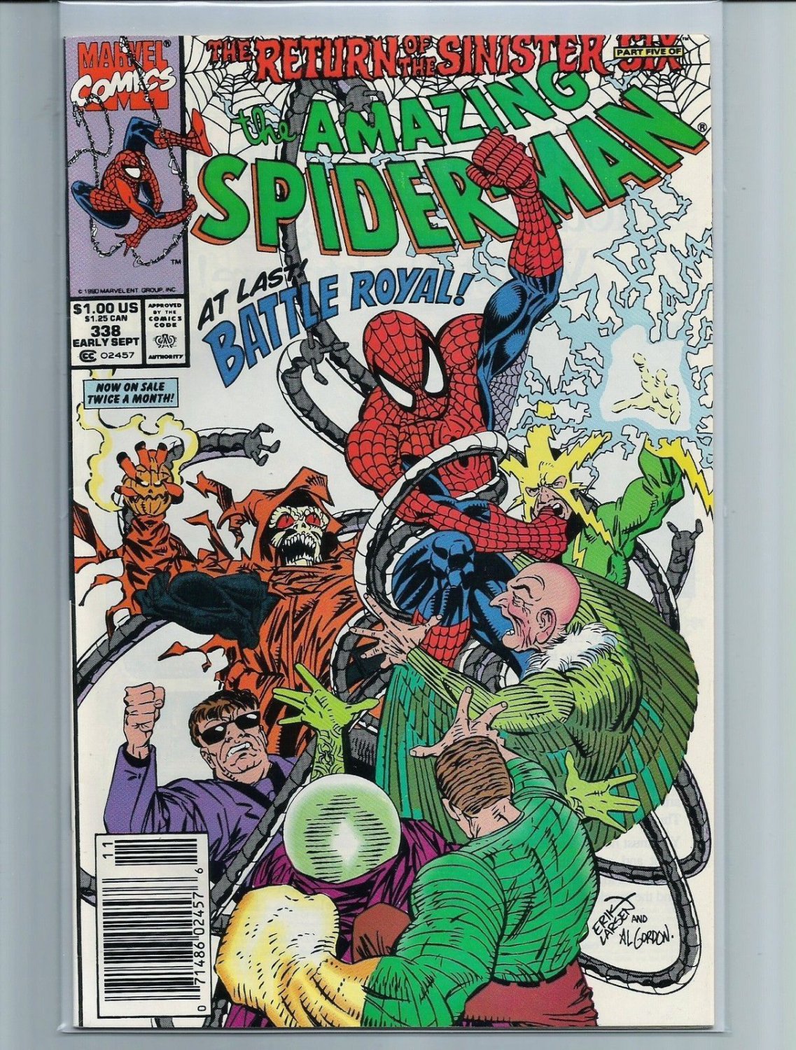 The Amazing Spider-Man #338 (Sep 1990, Marvel)