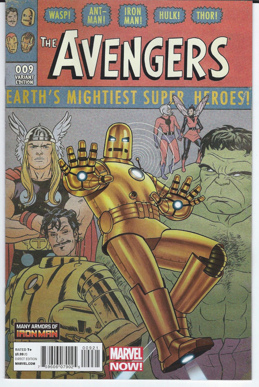 Avengers #9B (June 2013, Marvel) VARIANT