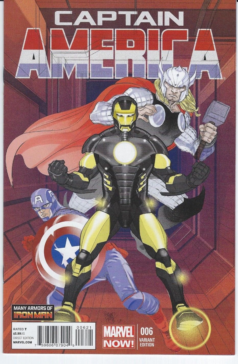 Captain America #6B (June 2013, Marvel) VARIANT