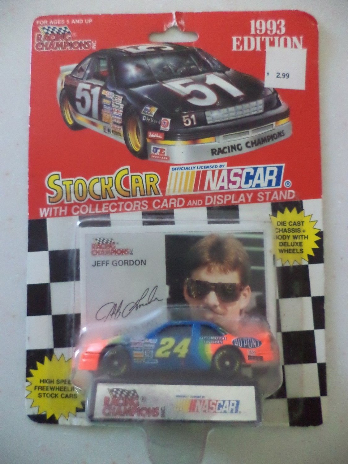 #24 JEFF GORDON 1993 ROOKIE