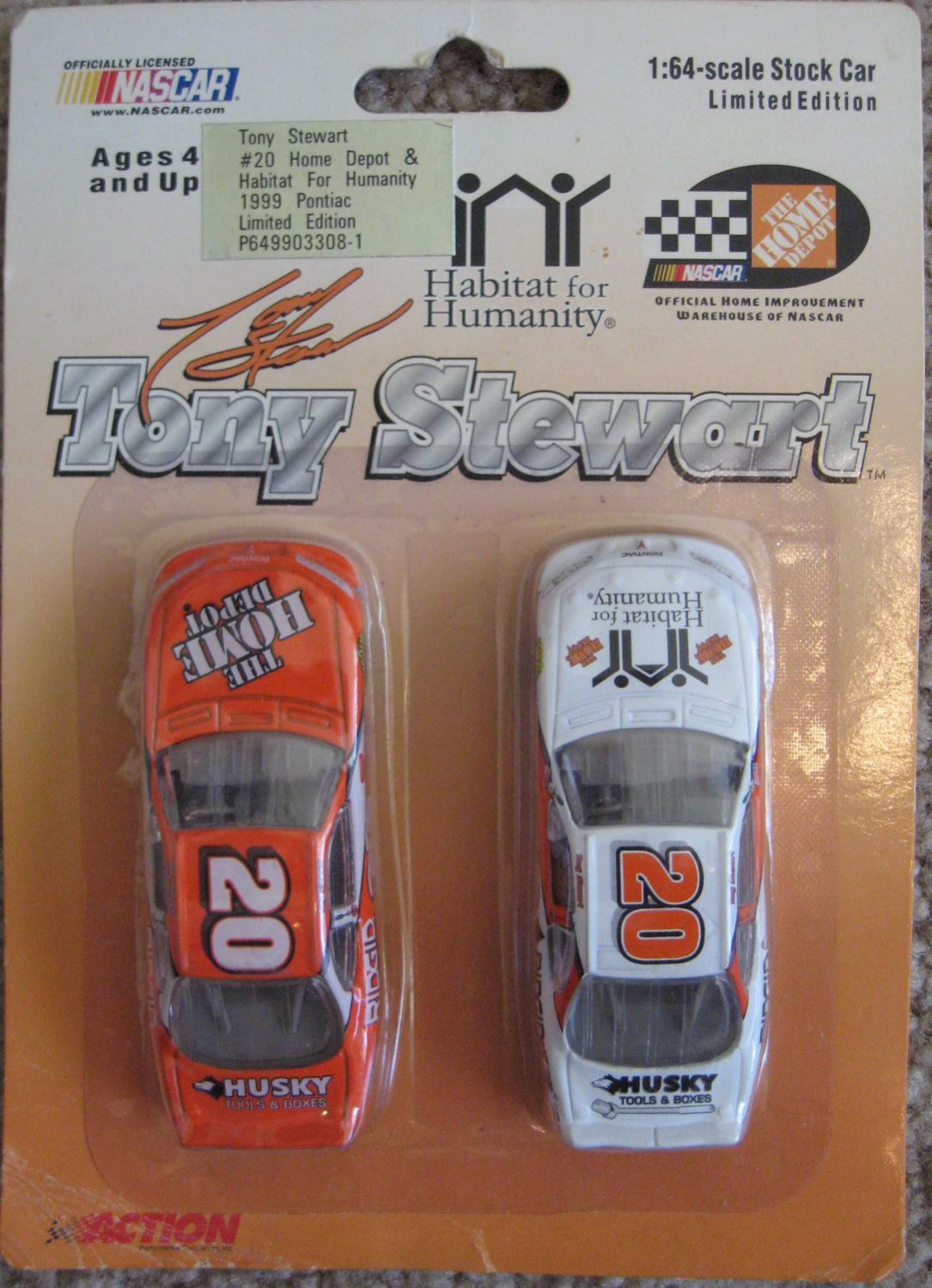 Tony Stewart #20 Limited Edition The Home Depot/Habitat for Humanity