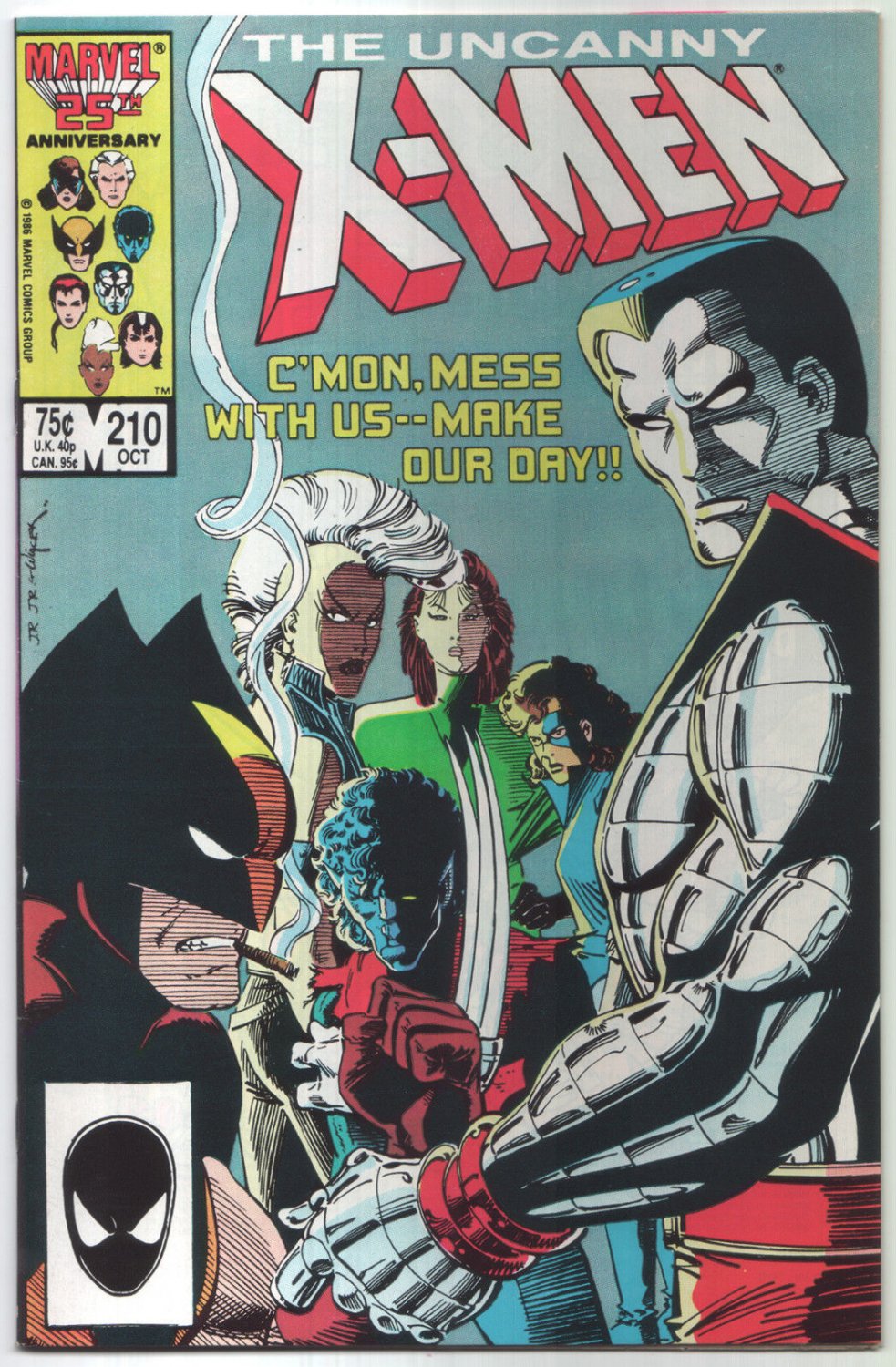THE Uncanny X-Men #210(OCT 1986)