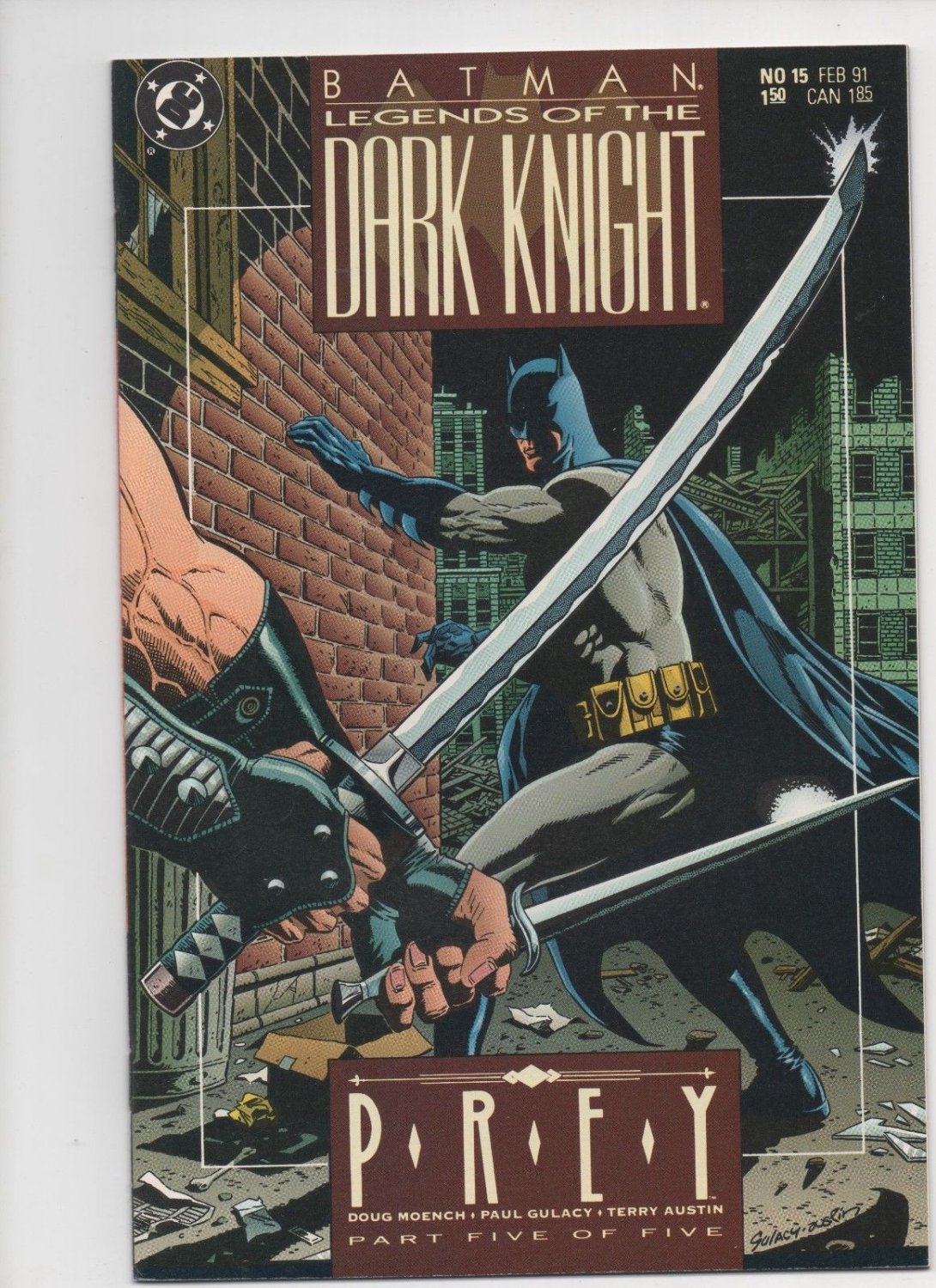 BATMAN: LEGENDS OF THE DARK KNIGHT #15, Prey, 1991