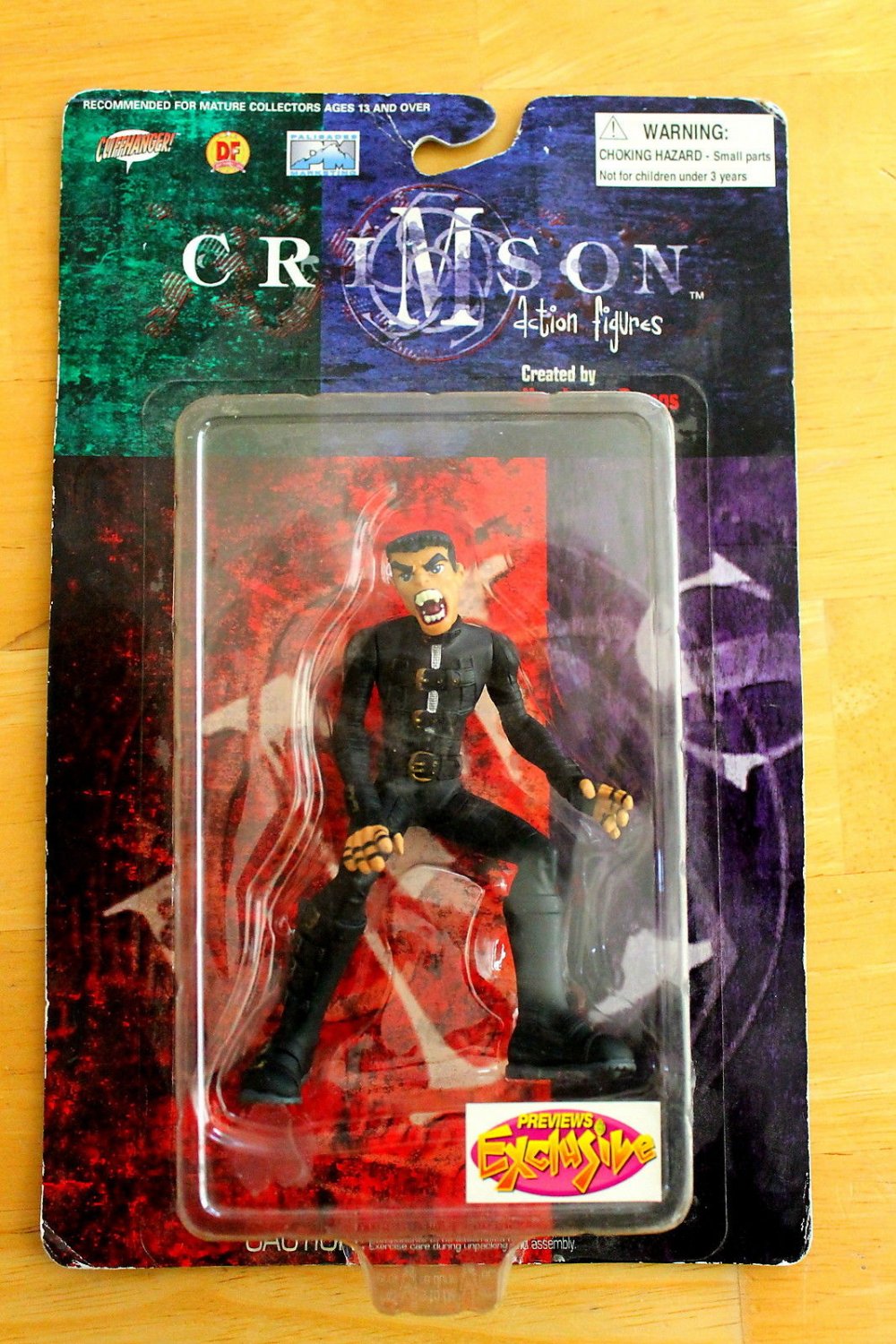 PREVIEWS EXCLUSIVE CRIMSON ALEX Action Figure HUMBERTO RAMOS CLIFFHANGER COMICS