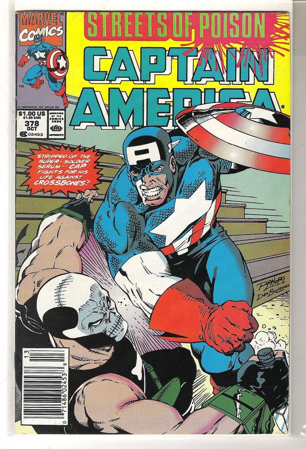 CAPTAIN AMERICA #378 NEWSSTAND