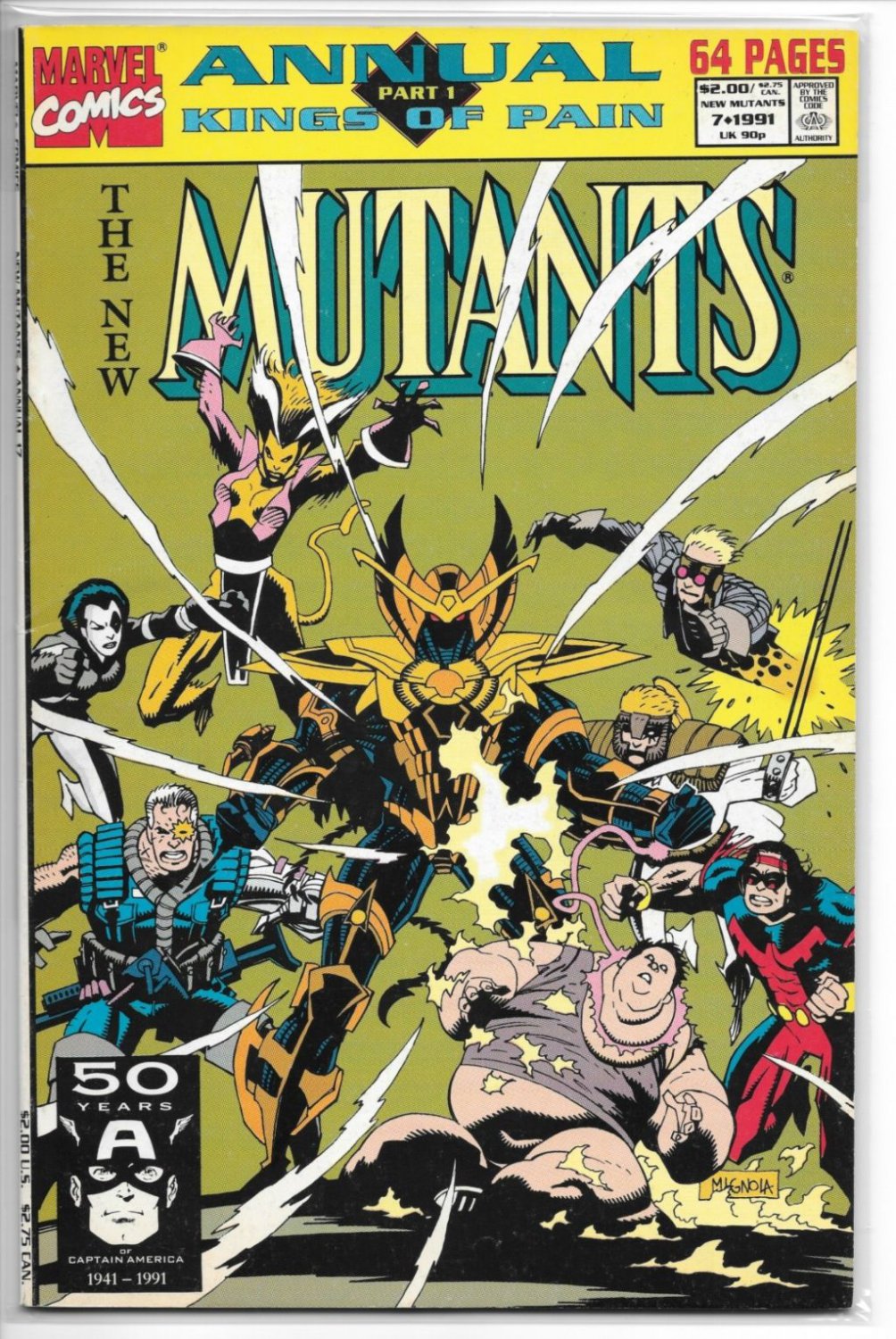 The New Mutants ANNUAL #7 1991