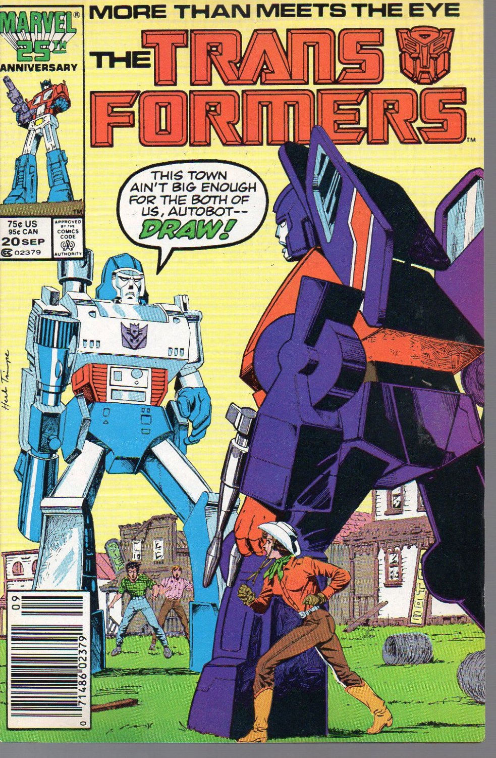 THE TRANSFORMERS #20 NEWSSTAND