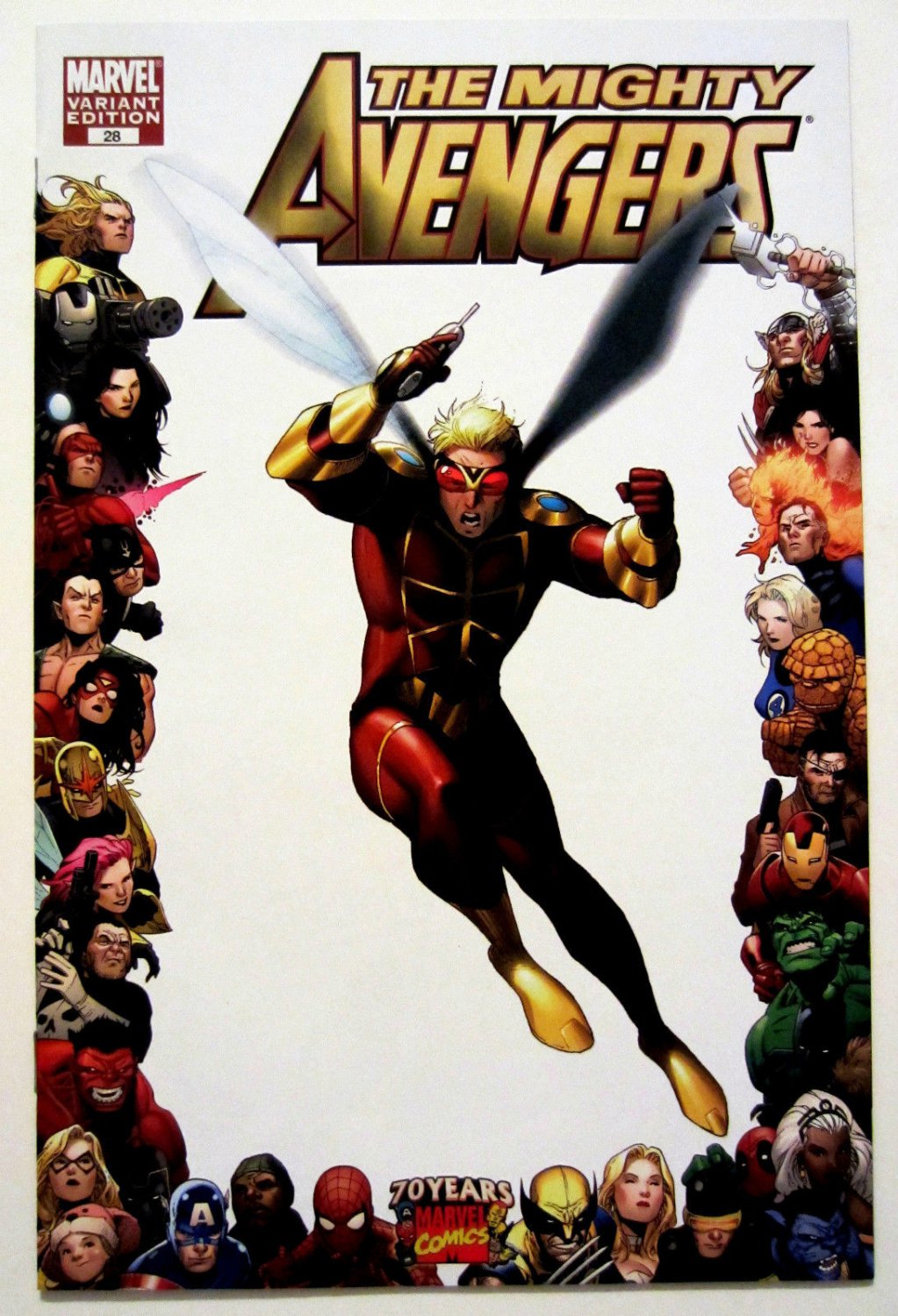 THE MIGHTY AVENGERS MARVEL #28 70TH ANNIVERSARY EDITION