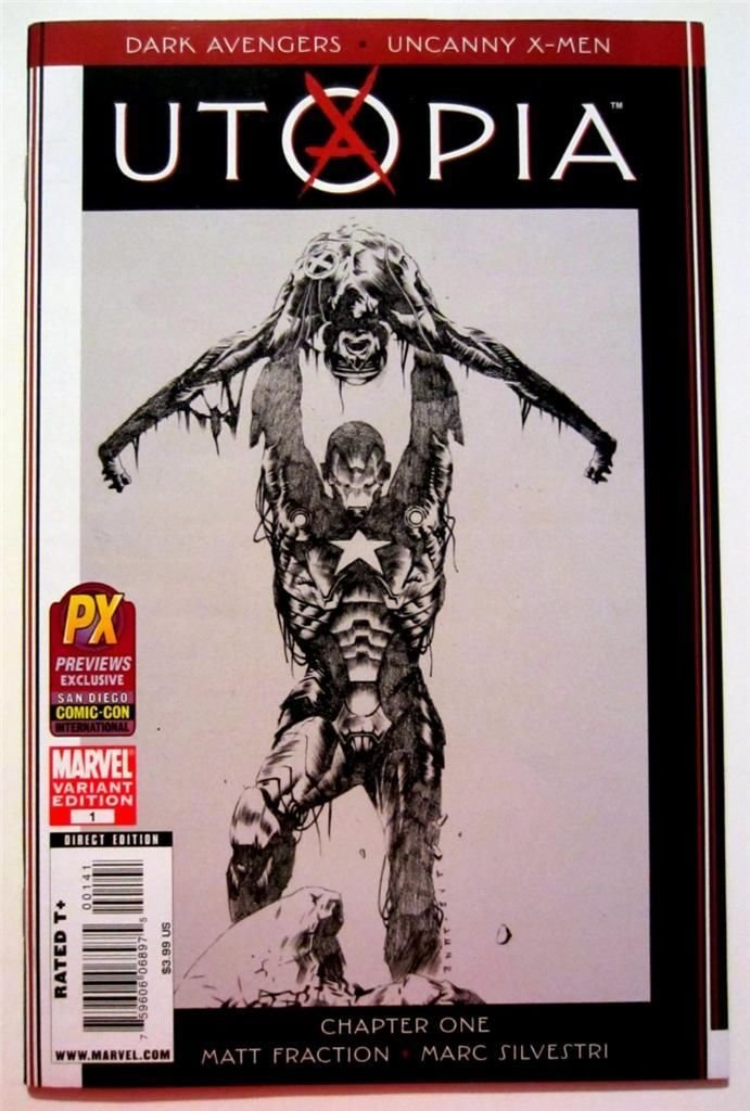 UTOPIA DARK AVENGERS UNCANNY X-MEN MARVEL #1 SKETCH VARIANT