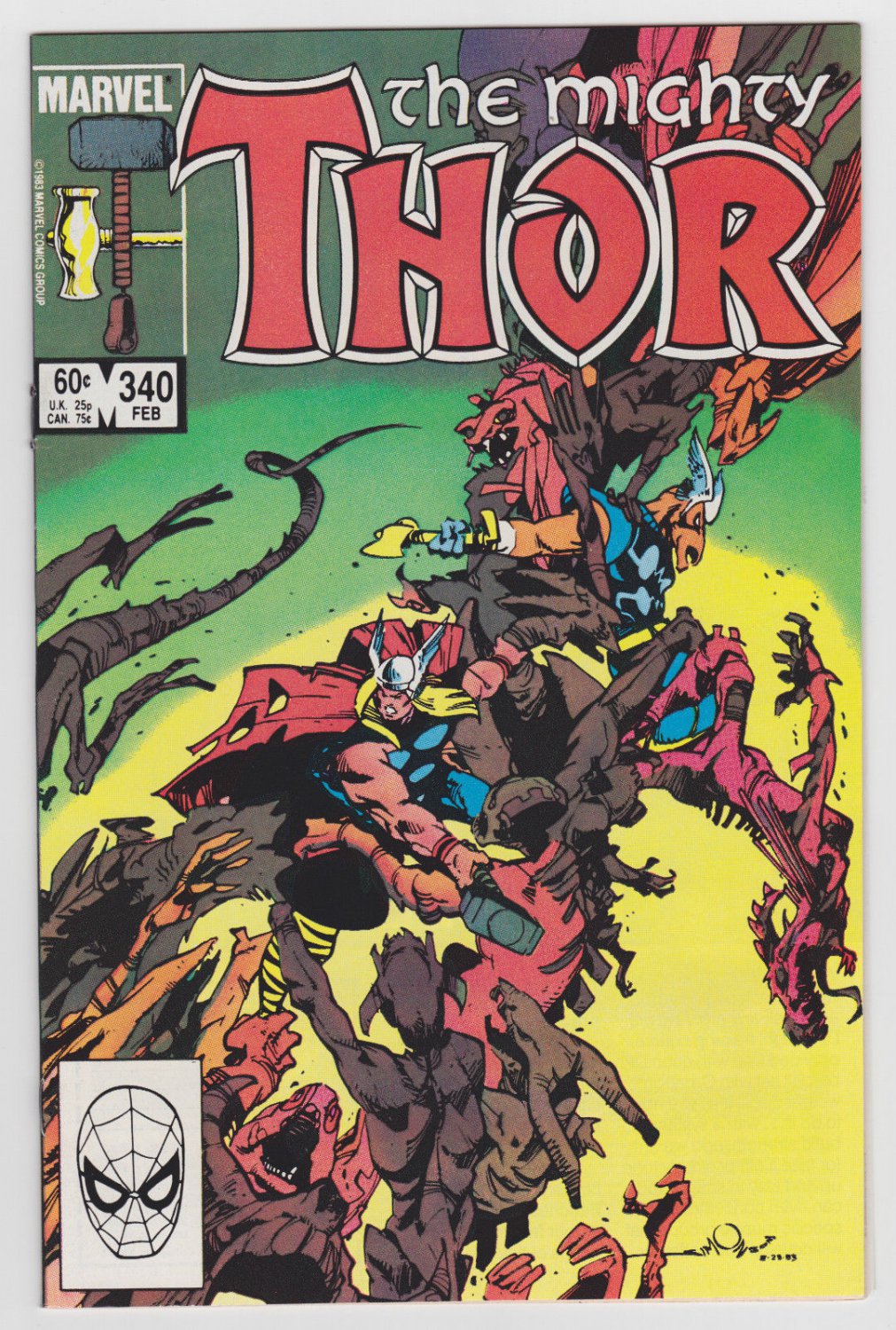 THOR THE MIGHTY # 340